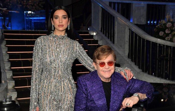 Dua Lipa and Elton John