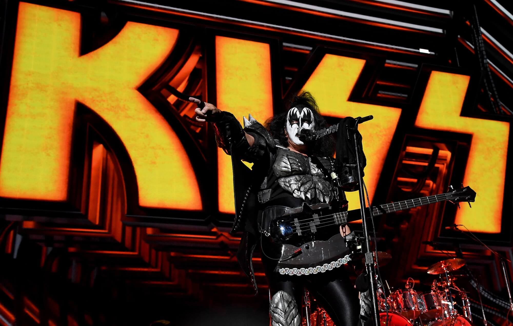 Gene Simmons performing