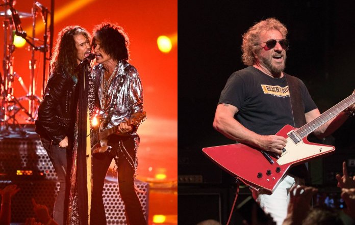 Steven Tyler, Joe Perry and Sammy Hagar