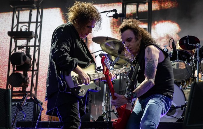 Robert Smith and Simon Gallup