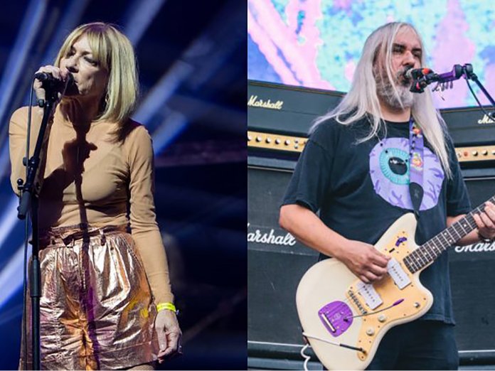 Kim Gordon and J Mascis